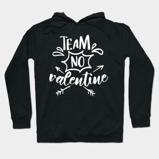 Team No Valentine white Hoodie